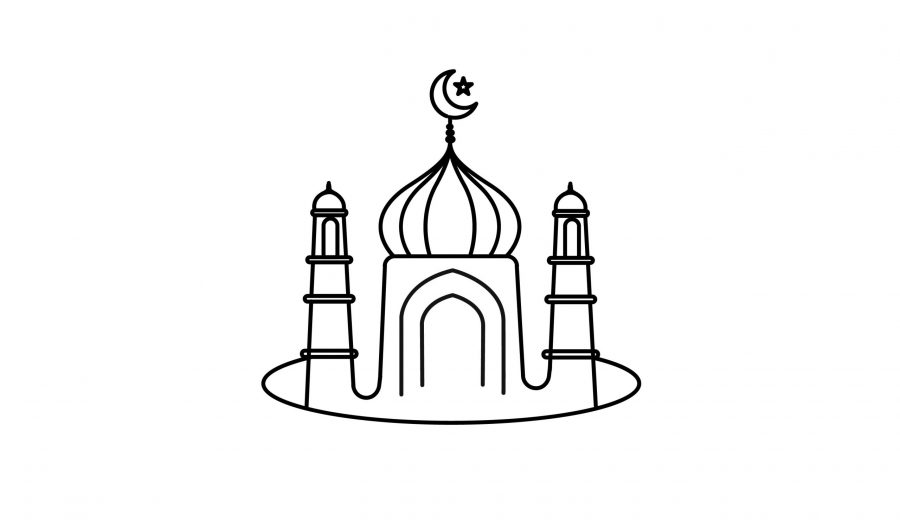 Eid al-fitr Eid Mubarak Decorative Festival Element, Vector illustration.
